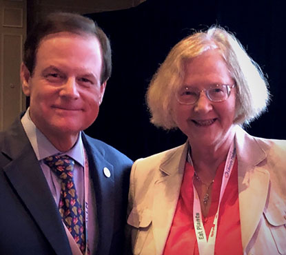 Dr. John Westerdahl with Nobel Laureate and Telomere Researcher Dr. Elizabeth Blackburn