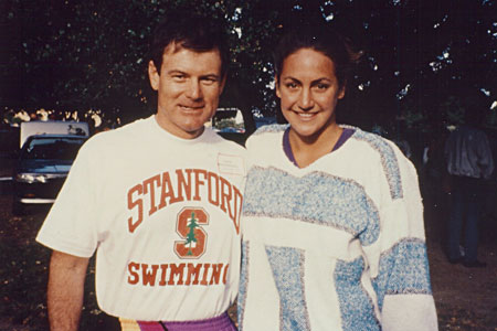 Dr. Westerdahl with Summer Sanders